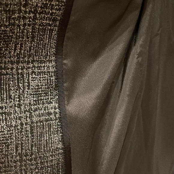 Banana Republic petite plaid blazer - black/silver - Picture 9 of 11